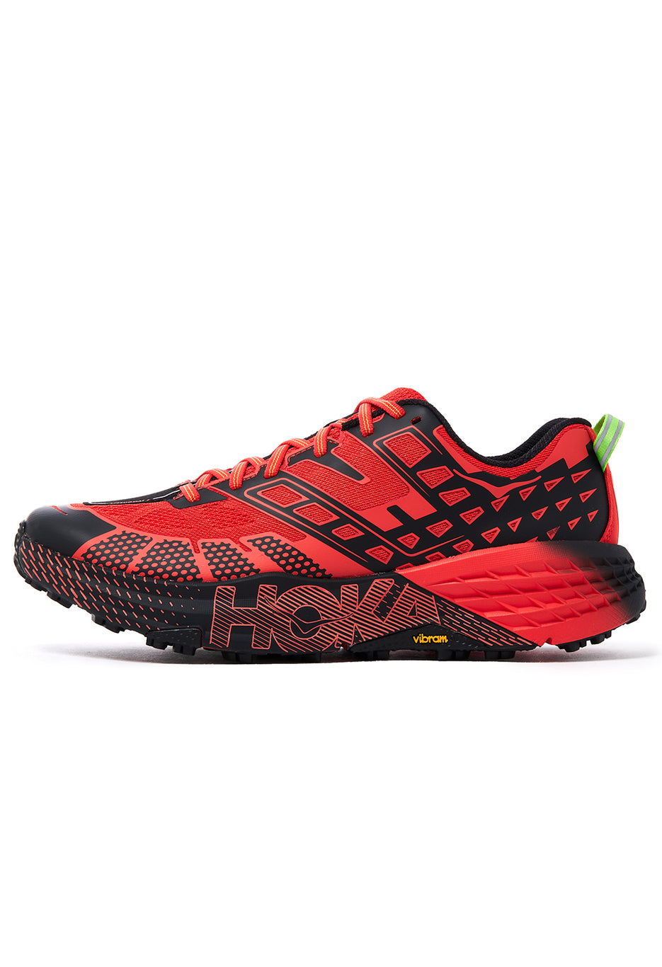 Hoka Speedgoat 2 Trainers - Tomate / Electric Green