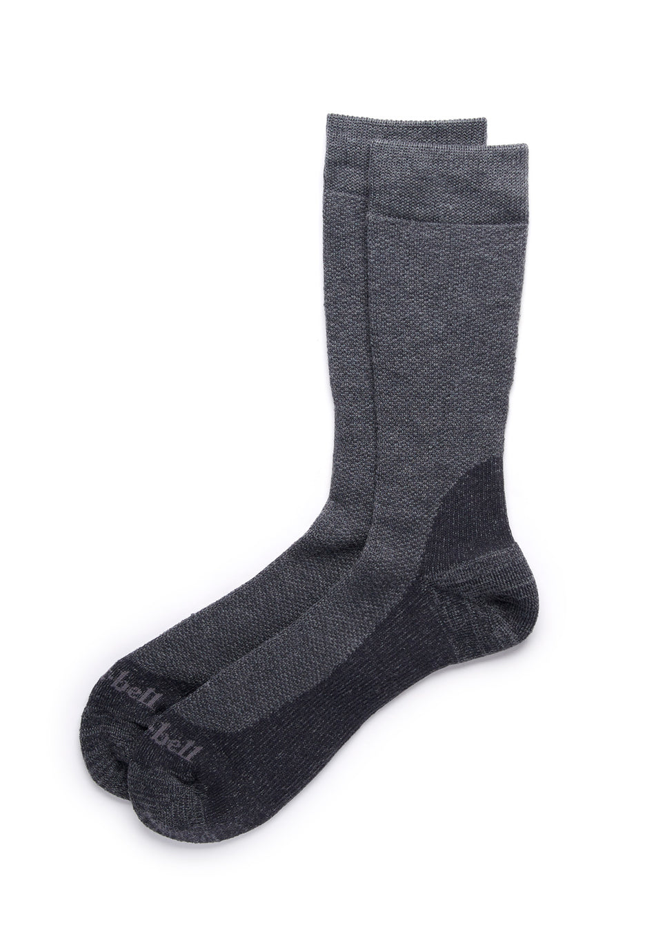 Montbell Men's Merino Wool Trekking Socks - Heather Charcoal