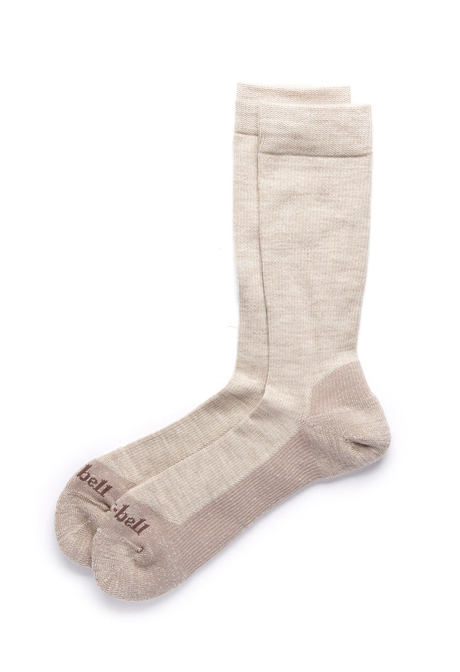 Montbell Men's Merino Wool Walking Socks - Oatmeal