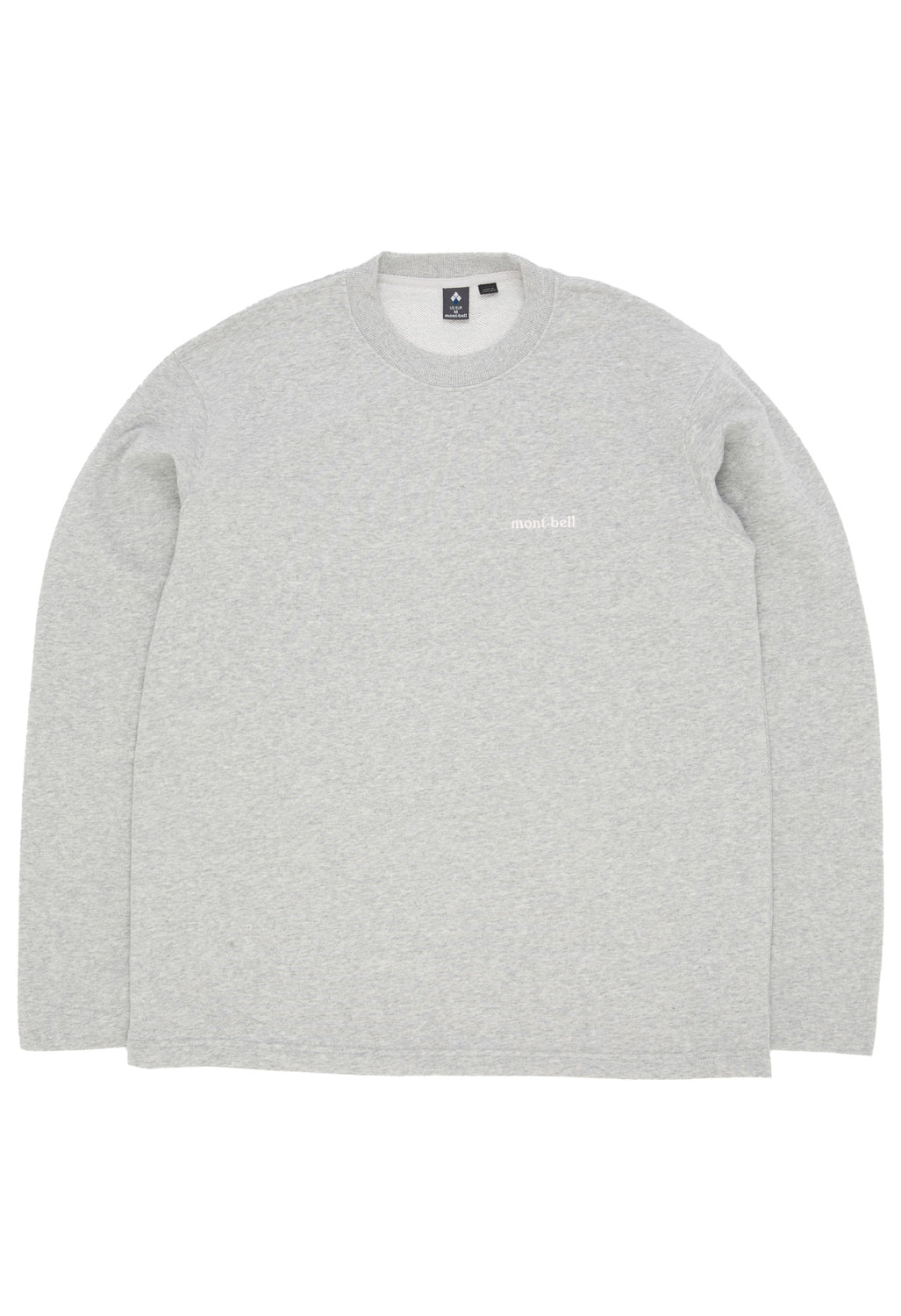 Montbell Cotton Lite Sweatshirt - Light Grey
