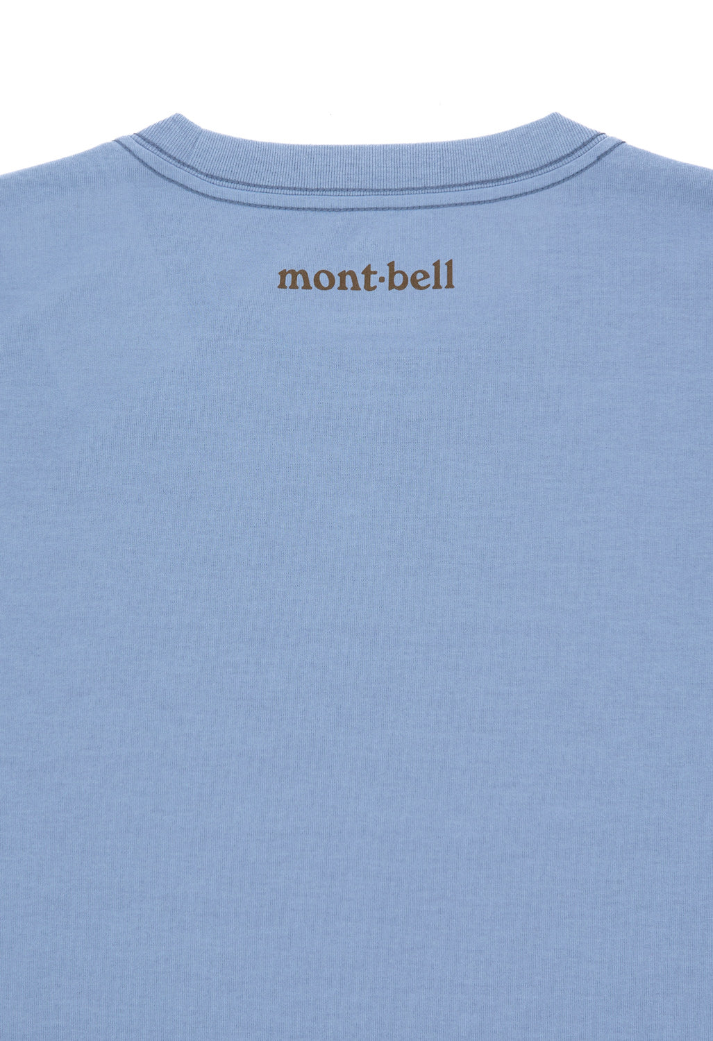 Montbell Men's Wickron Rock Logo T-Shirt - Blue