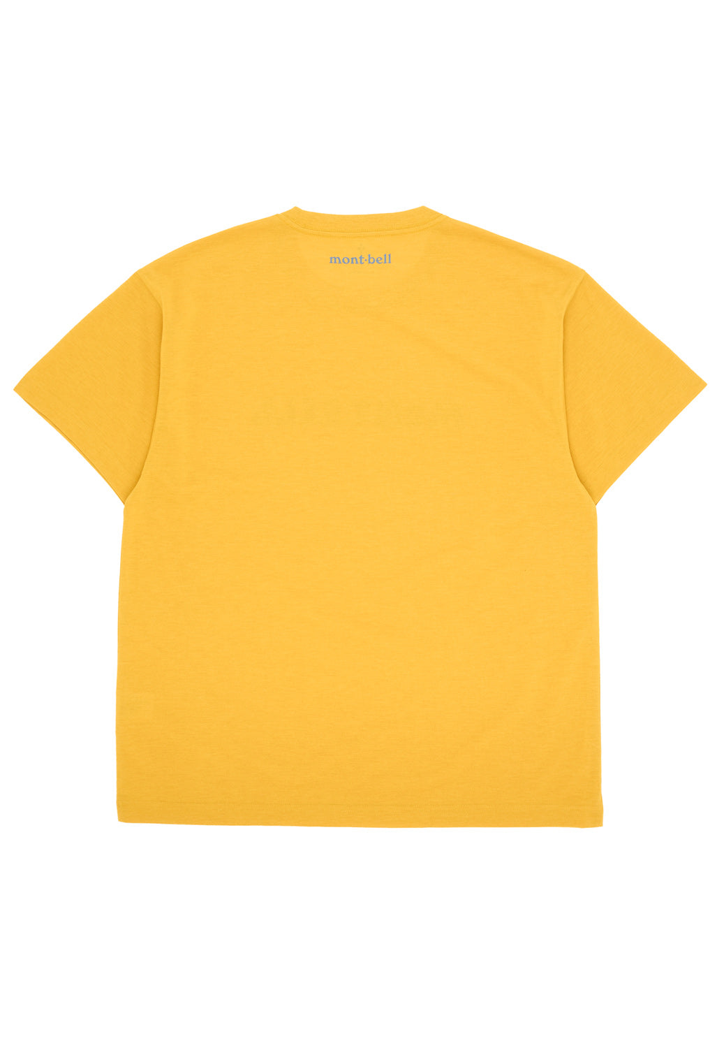 Montbell Men's Wickron Rock Logo T-Shirt - Yellow