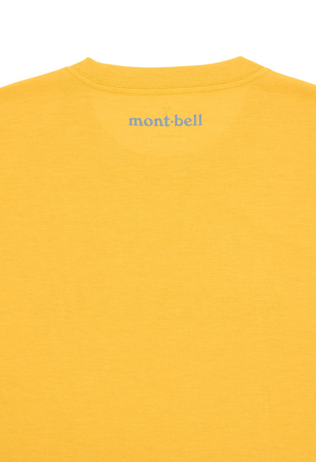 Montbell Men's Wickron Rock Logo T-Shirt - Yellow
