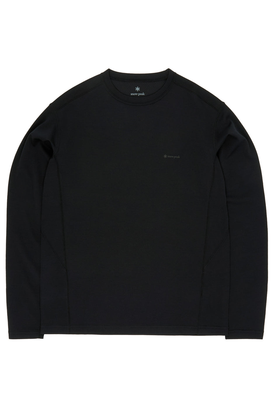 Snow Peak Pe/Wo Hybrid Long Sleeve T-Shirt - Black