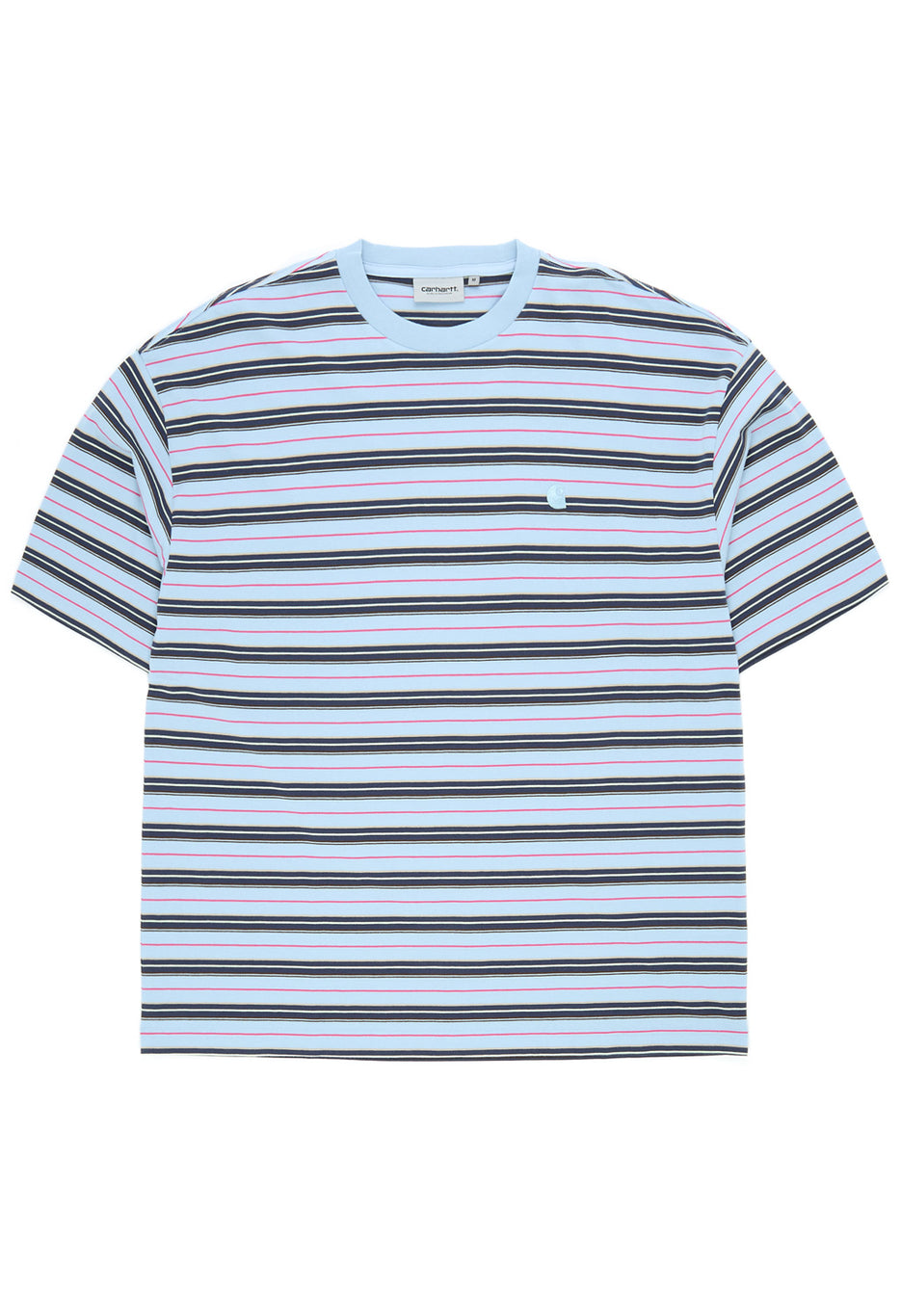Carhartt WIP Nathan T-Shirt - Nathan Stripe / Air Sky