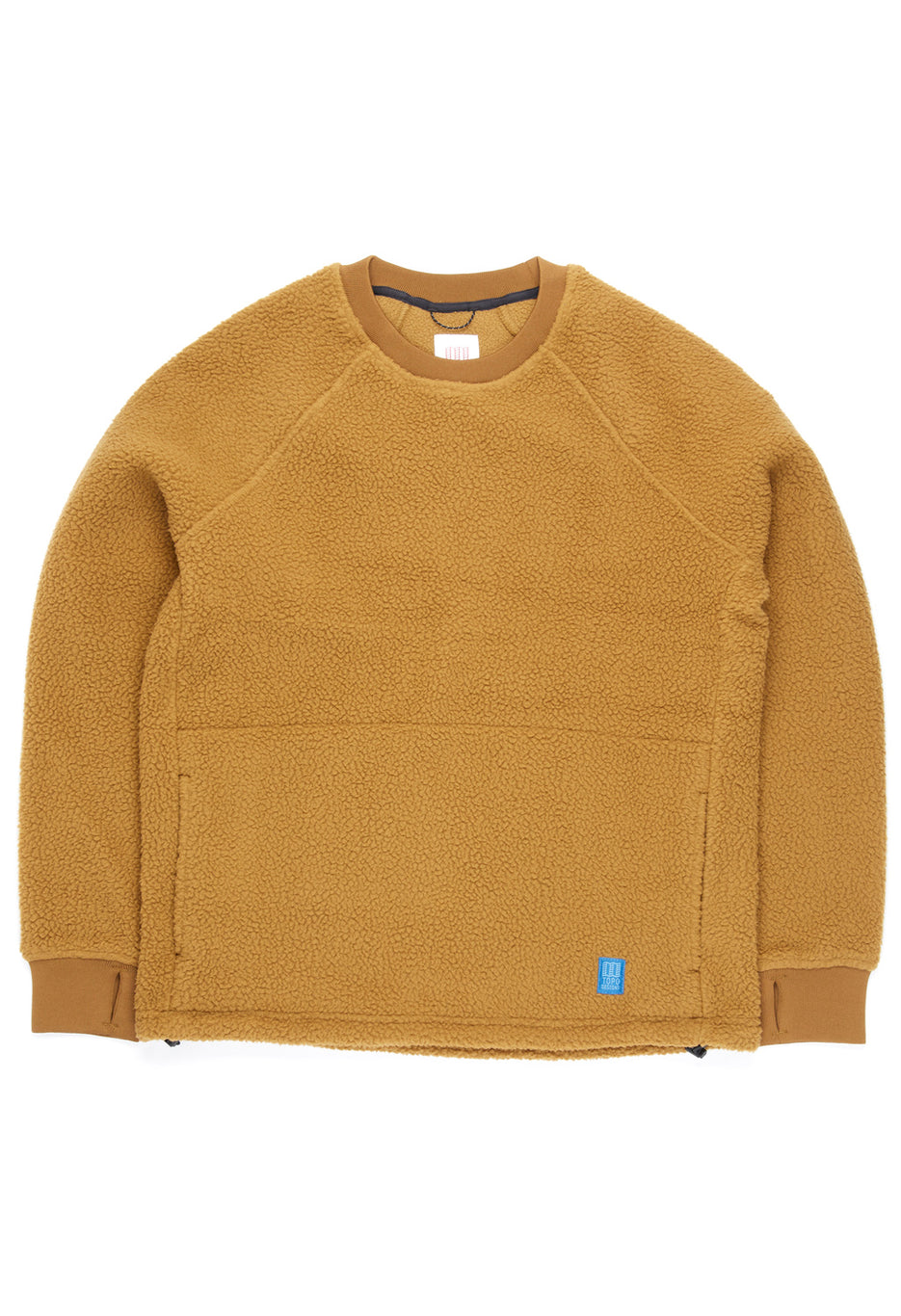 Topo Designs Mountain Fleece Crewneck - Dark Khaki